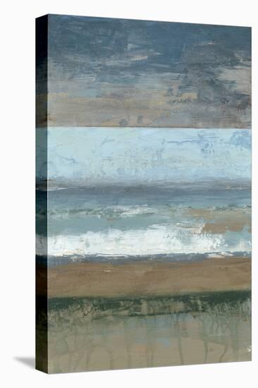 Coastal Abstract I-Jennifer Goldberger-Stretched Canvas