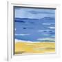 Coastal Abstract-Farida Zaman-Framed Art Print