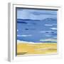 Coastal Abstract-Farida Zaman-Framed Art Print