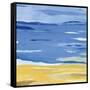 Coastal Abstract-Farida Zaman-Framed Stretched Canvas