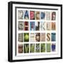 Coastal Alphabet-Mike Toy-Framed Giclee Print