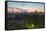 Coastal Area Skyline at Sunset, Fukuoka, Kyushu, Japan-Ian Trower-Framed Stretched Canvas