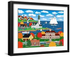 Coastal Autumn-Mark Frost-Framed Giclee Print