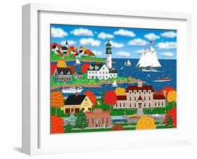 Coastal Autumn-Mark Frost-Framed Giclee Print