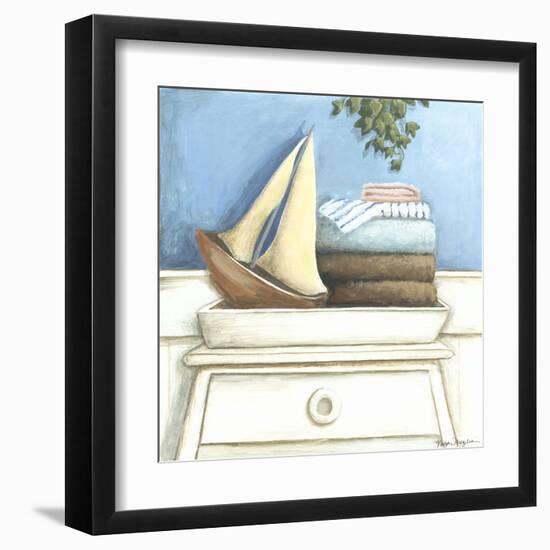 Coastal Bath I-Megan Meagher-Framed Art Print