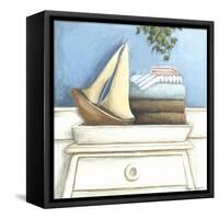 Coastal Bath I-Megan Meagher-Framed Stretched Canvas