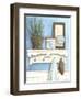 Coastal Bath IV-Megan Meagher-Framed Art Print