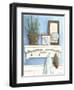 Coastal Bath IV-Megan Meagher-Framed Art Print