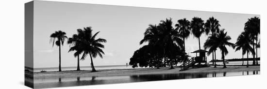 Coastal Beach Landscape - Miami - Florida-Philippe Hugonnard-Stretched Canvas