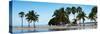 Coastal Beach Landscape - Miami - Florida-Philippe Hugonnard-Stretched Canvas