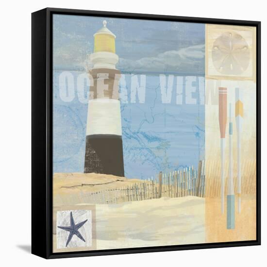 Coastal Beacon 1-null-Framed Stretched Canvas