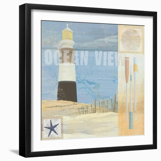 Coastal Beacon 1-null-Framed Giclee Print