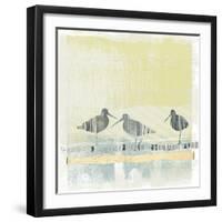 Coastal Birds II-Ken Hurd-Framed Giclee Print