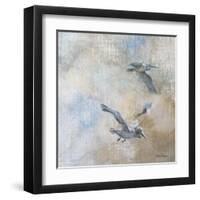 Coastal Birds II-Paula Giltner-Framed Art Print