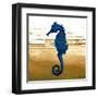 Coastal Blue III-Elizabeth Medley-Framed Art Print