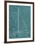 Coastal Blueprint VI-Marco Fabiano-Framed Art Print