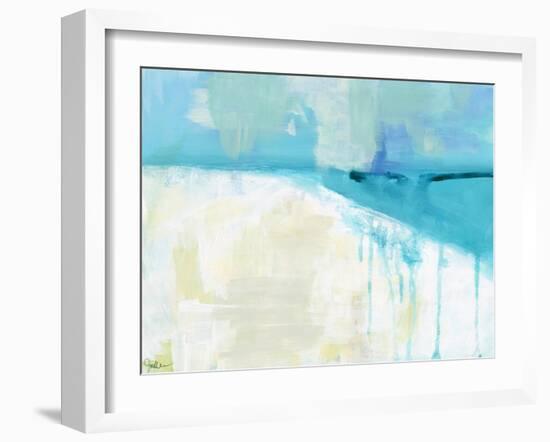 Coastal Blues 1-Jan Weiss-Framed Art Print