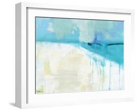 Coastal Blues 1-Jan Weiss-Framed Art Print