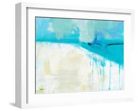 Coastal Blues 1-Jan Weiss-Framed Art Print