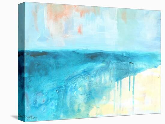 Coastal Blues 2-Jan Weiss-Stretched Canvas