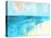 Coastal Blues 2-Jan Weiss-Stretched Canvas