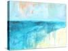 Coastal Blues 2-Jan Weiss-Stretched Canvas