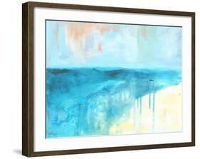 Coastal Blues 2-Jan Weiss-Framed Art Print