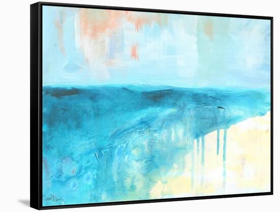 Coastal Blues 2-Jan Weiss-Framed Stretched Canvas