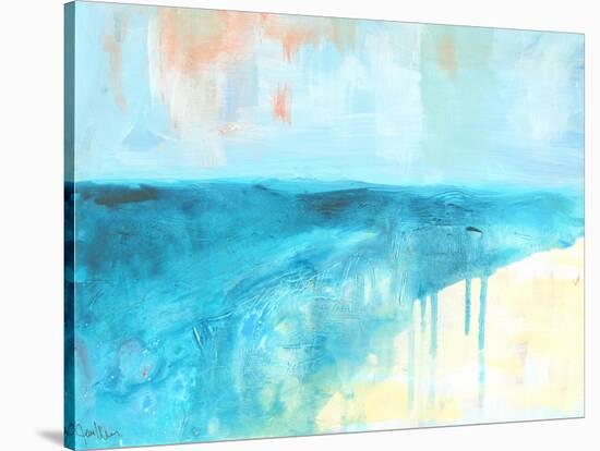 Coastal Blues 2-Jan Weiss-Stretched Canvas