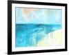 Coastal Blues 2-Jan Weiss-Framed Art Print