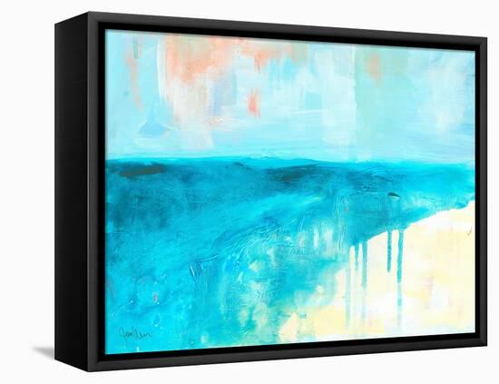 Coastal Blues 2-Jan Weiss-Framed Stretched Canvas