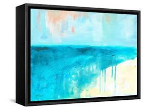 Coastal Blues 2-Jan Weiss-Framed Stretched Canvas