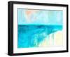 Coastal Blues 2-Jan Weiss-Framed Art Print