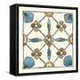 Coastal Breeze Tile II-Anne Tavoletti-Framed Stretched Canvas