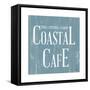 Coastal Cafe Square-Elizabeth Medley-Framed Stretched Canvas