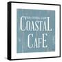 Coastal Cafe Square-Elizabeth Medley-Framed Stretched Canvas