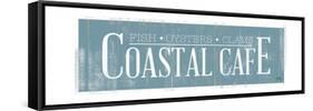 Coastal Cafe-Elizabeth Medley-Framed Stretched Canvas