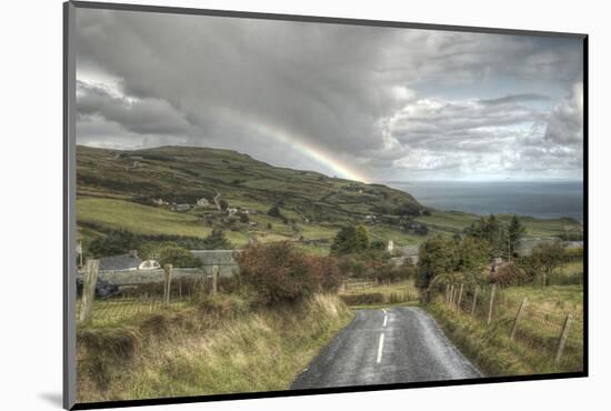 Coastal Causeway Ireland-null-Mounted Art Print