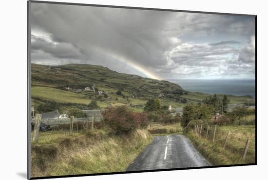 Coastal Causeway Ireland-null-Mounted Art Print