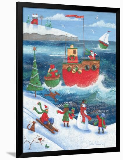 Coastal Christmas-Peter Adderley-Framed Art Print