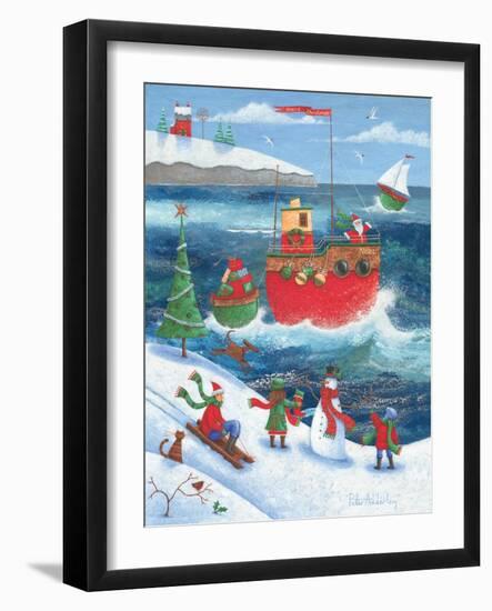 Coastal Christmas-Peter Adderley-Framed Art Print