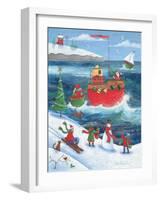 Coastal Christmas-Peter Adderley-Framed Art Print