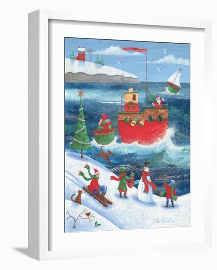 Coastal Christmas-Peter Adderley-Framed Art Print