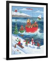 Coastal Christmas-Peter Adderley-Framed Art Print