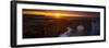 Coastal cliffs and natural arch at sunrise, Duncanby Head, Scotland, UK-Panoramic Images-Framed Photographic Print