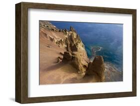 Coastal Cliffs, Deserta Grande, Desertas Islands, Madeira, Portugal, August 2009-Sá-Framed Photographic Print