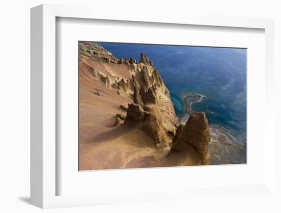 Coastal Cliffs, Deserta Grande, Desertas Islands, Madeira, Portugal, August 2009-Sá-Framed Photographic Print