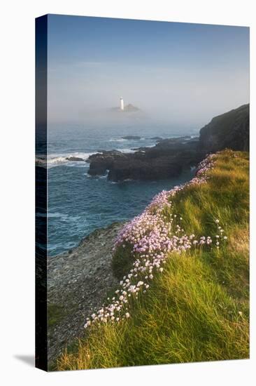 Coastal Cliffs, Godrevy Point, Nr St Ives, Cornwall, England-Paul Harris-Stretched Canvas