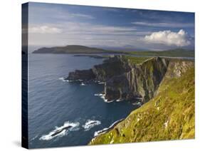 Coastal Cliffs Near Valentia Island, Co Kerry, Ireland-Doug Pearson-Stretched Canvas