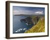 Coastal Cliffs Near Valentia Island, Co Kerry, Ireland-Doug Pearson-Framed Photographic Print